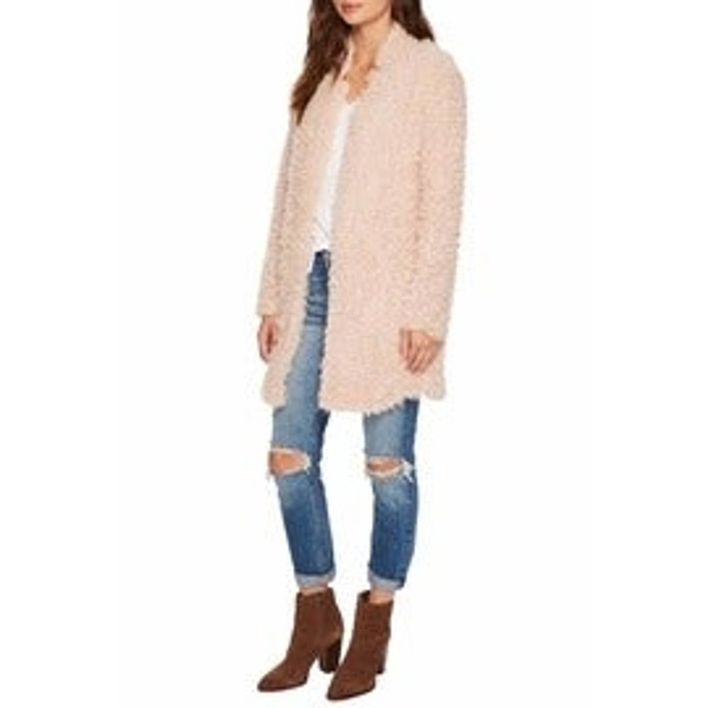 Bishop + Young Fierce Creatures Faux Fur Jacket in Blush